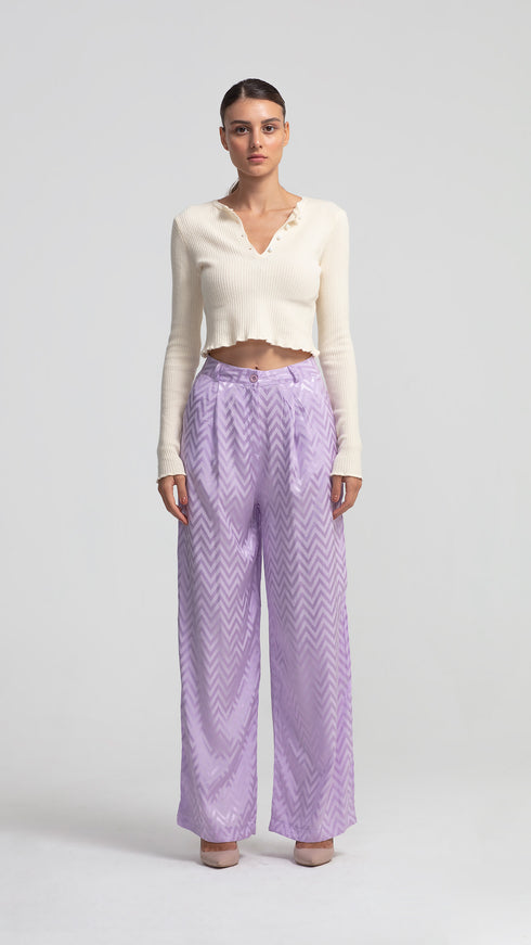 Ecru Crop Knitwear